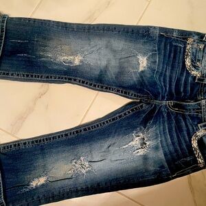 Miss me cropped dressed jeans size 32